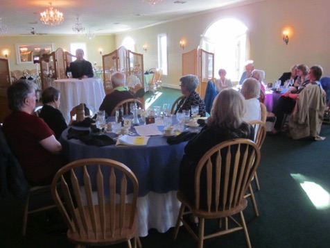 2015 Spring Dinner at Ryan's Lookout with Eric Anderson, local historian for the Town of Henderson.